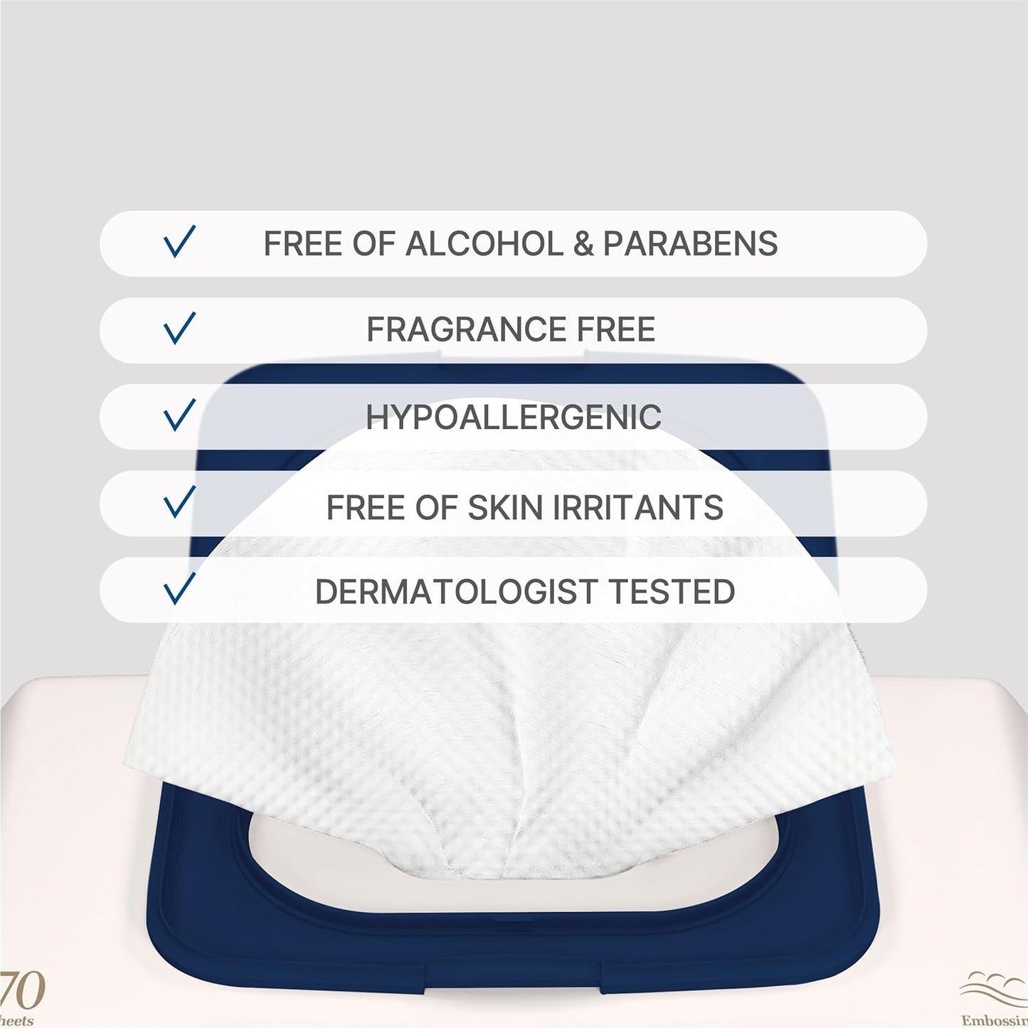 Bebesup Signature Blue Baby Wipes
