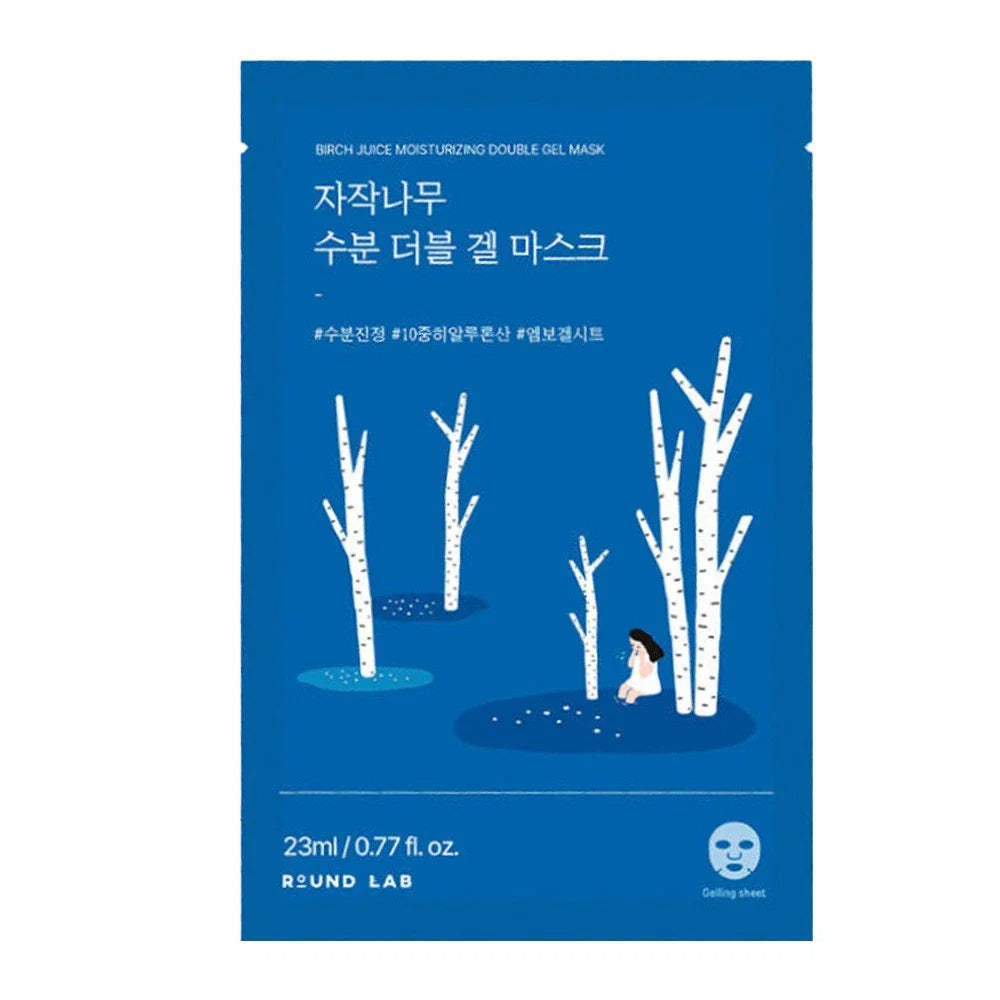 Round Lab Birch Juice Moisturizing Double Gel Mask